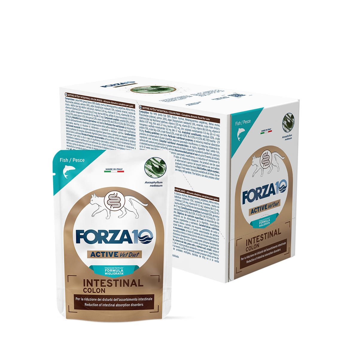 Forza10 Active Intestinal Colon Gatto Pesce 80g