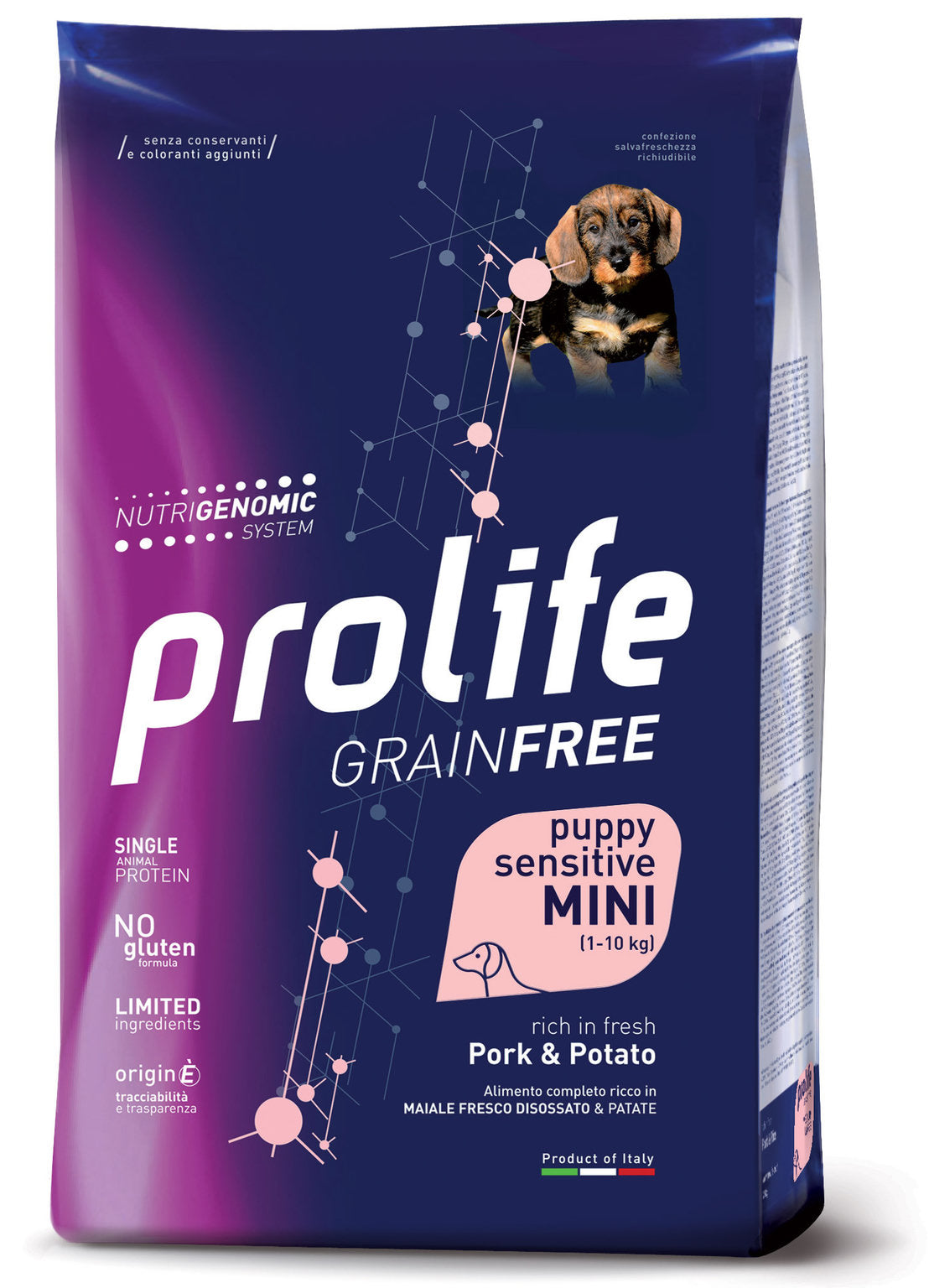 Prolife Grain Free Puppy Sensitive Pork & Potato Mini 2 kg