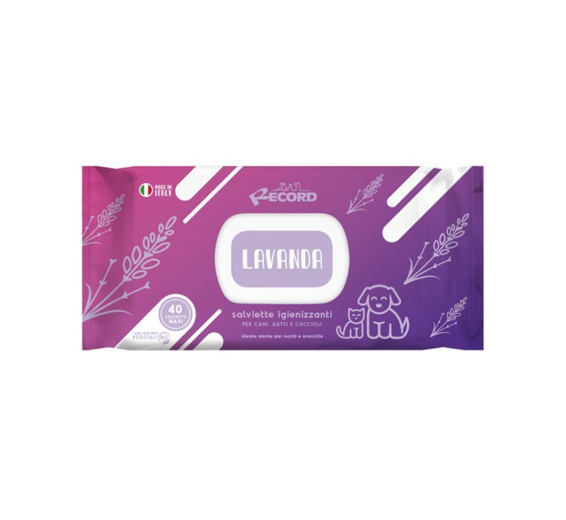 Record Salviette Igienizzanti Maxi Lavanda 40 pz