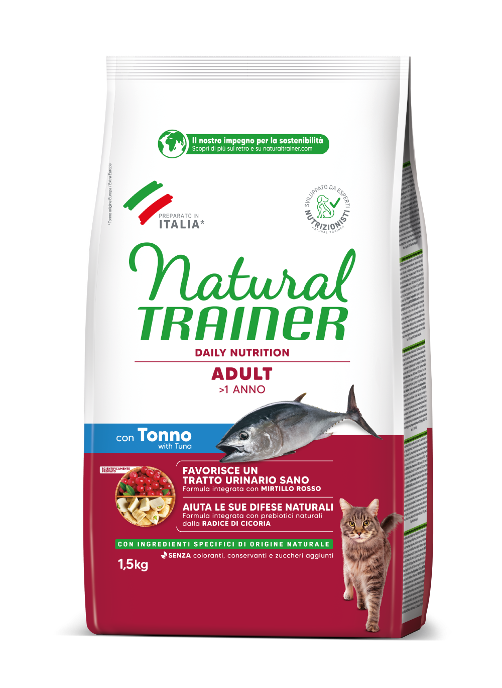 Natural Trainer Cat Adult Tonno 1,5 kg
