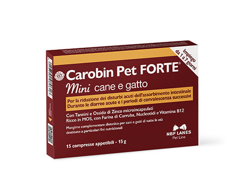 NBF Lanes Carobin Pet Forte Mini – 15 Compresse
