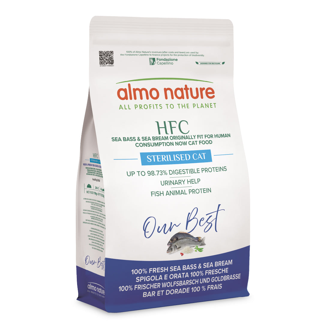 Almo Nature HFC Our Best Adult Sterilised Spigola e Orata 1,2 kg