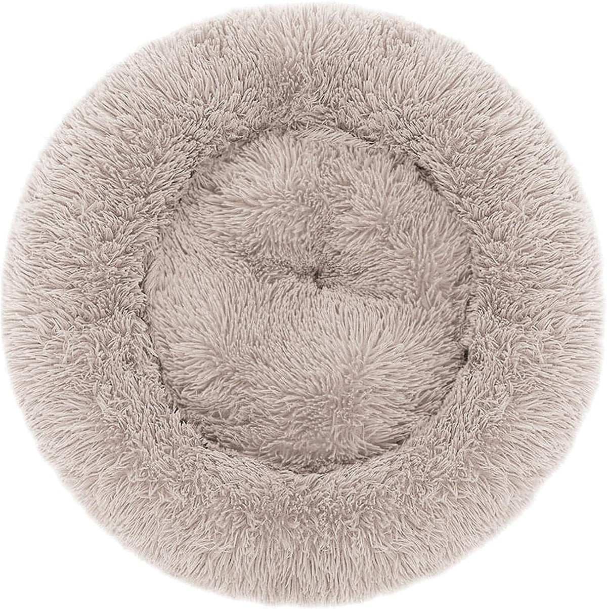 Record Cuccia Batuffolo in Peluche Beige Scuro – 50x25 cm
