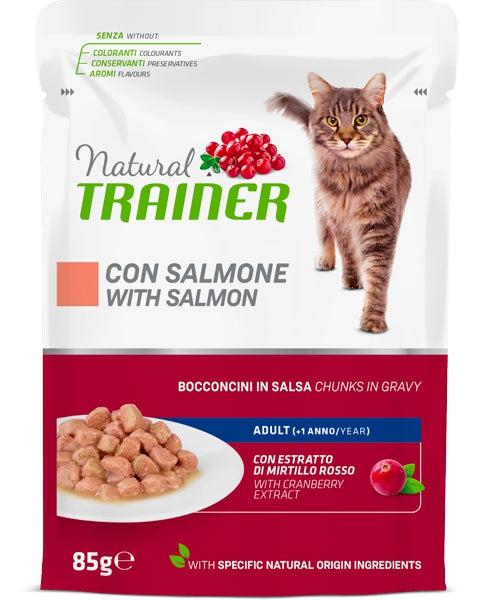 Natural Trainer Cat Adult Salmone 85g