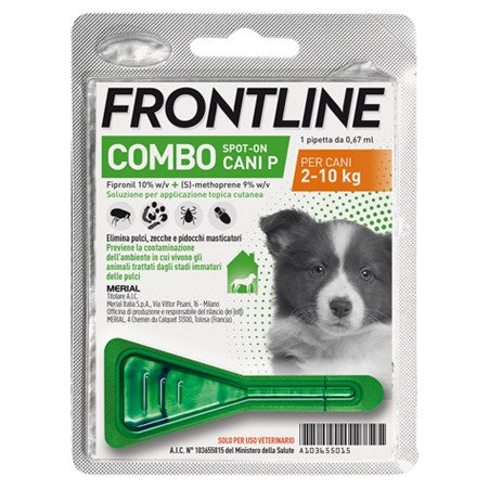 Frontline Combo Spot-On Cuccioli e Cani Piccoli 2-10 kg – 1 Pipetta