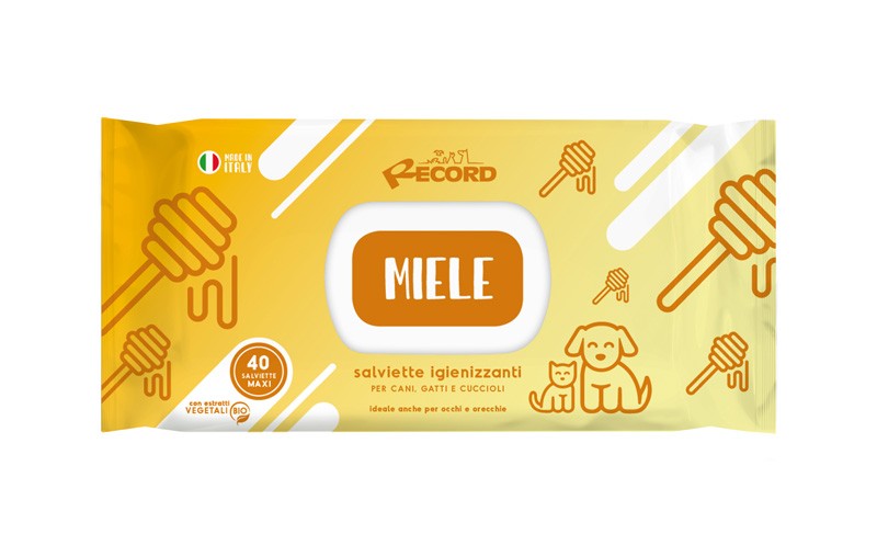 Record Salviette Igienizzanti Maxi Miele 40 pz.