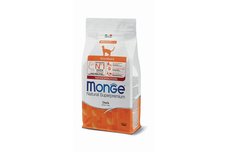 Monge Natural Superpremium Sterilised Monoprotein Anatra 10 kg