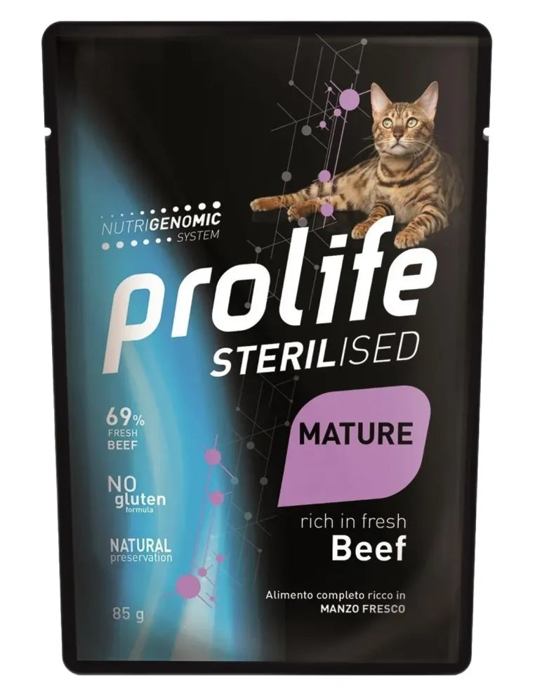 Prolife Sterilised Mature Manzo 85g