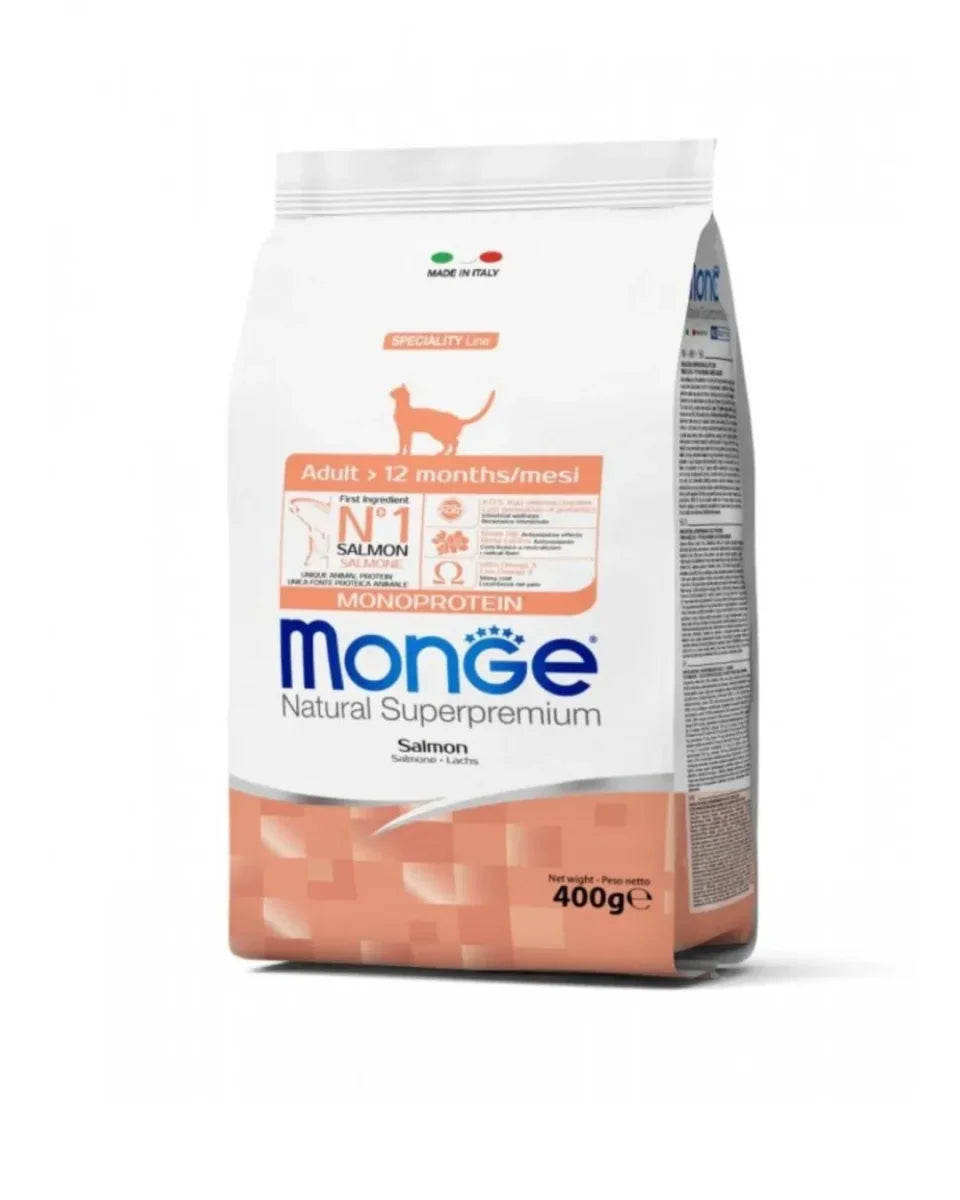 Monge Natural Superpremium Monoprotein Adult Salmone 400g