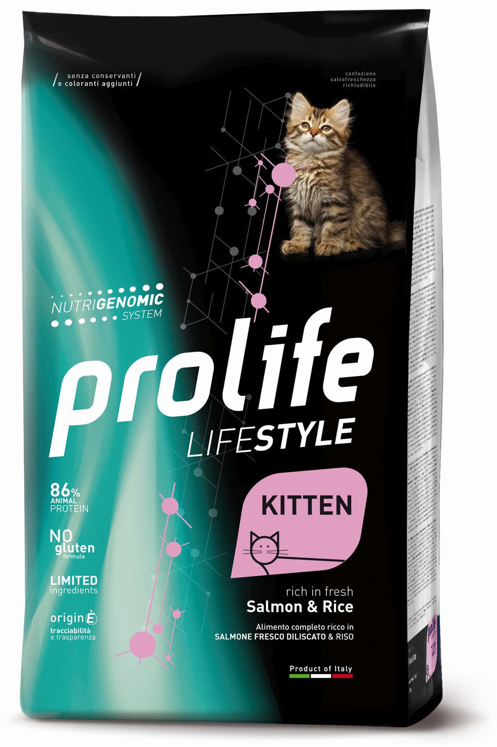 Prolife Cat Life Style Kitten Salmon & Rice 400 g