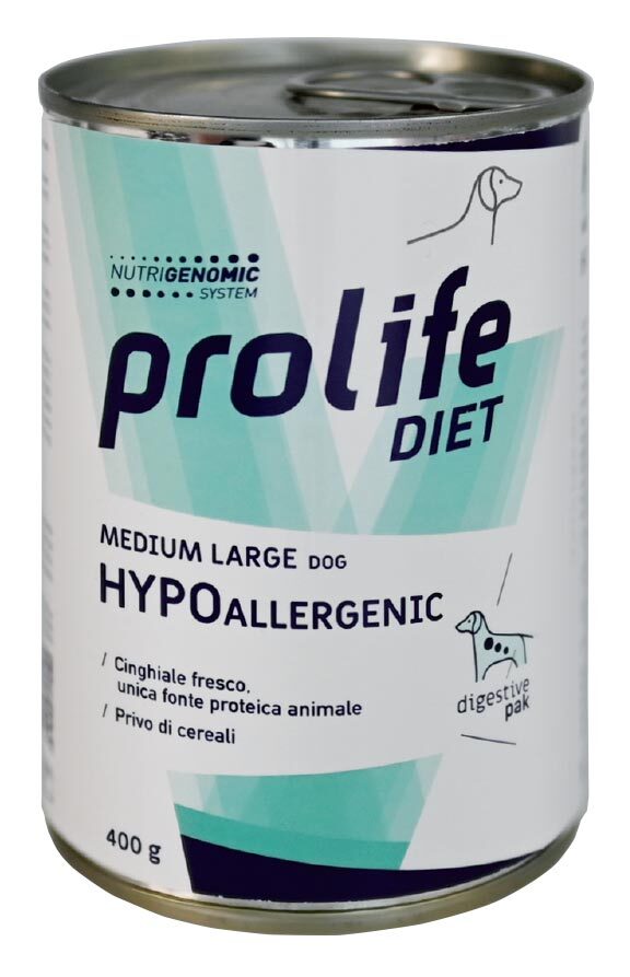 Prolife Diet Dog Hypoallergenic Medium/Large Cinghiale Fresco 400g