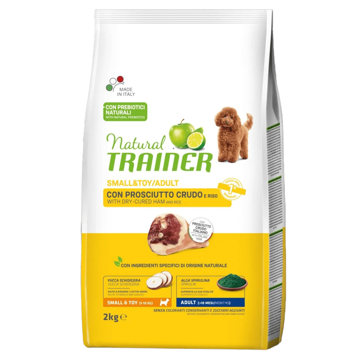 Natural Trainer Small & Toy Adult Prosciutto Crudo e Riso 2kg