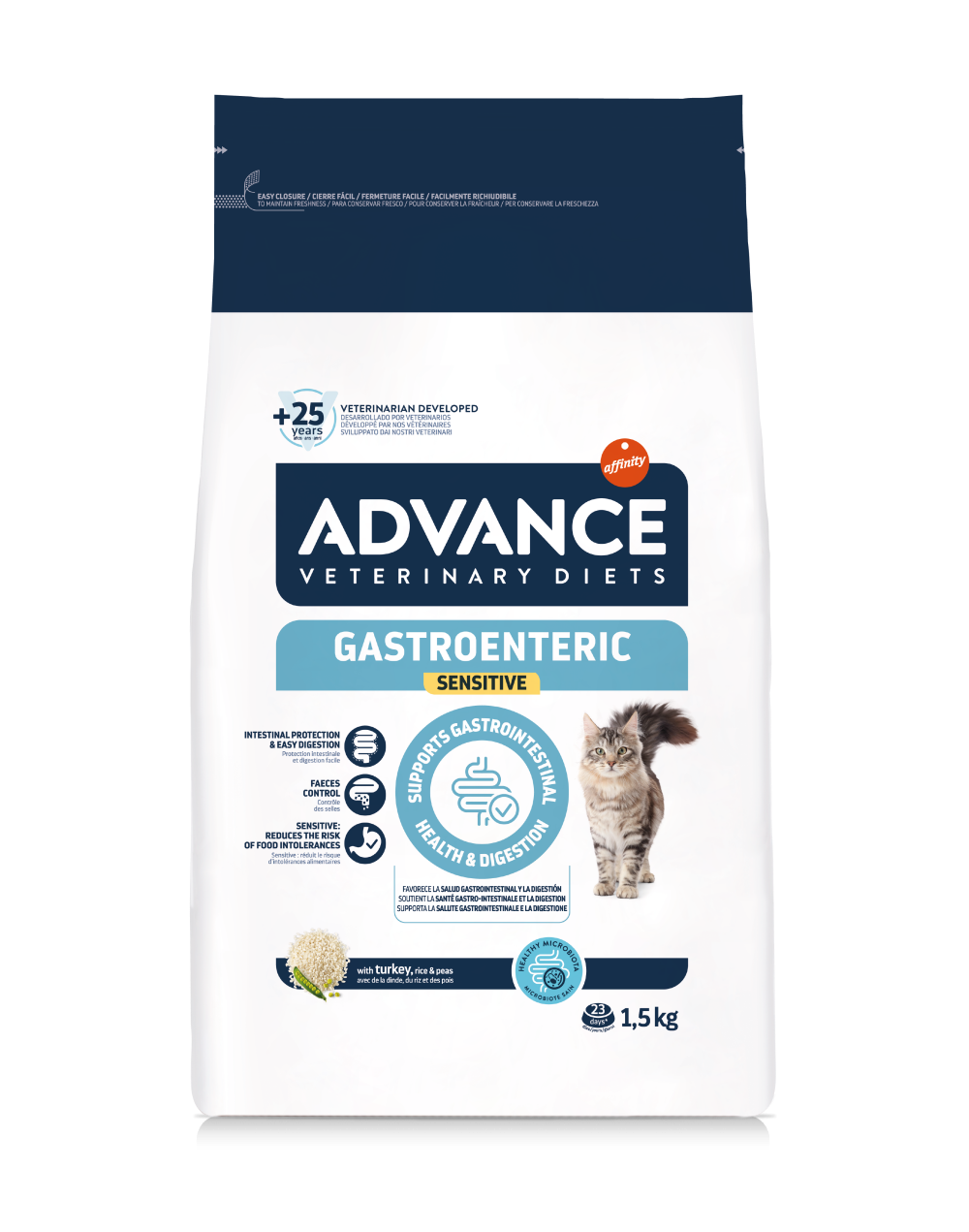 Affinity Advance Veterinary Diets Gastroenteric Sensitive Gatto 1,5 kg