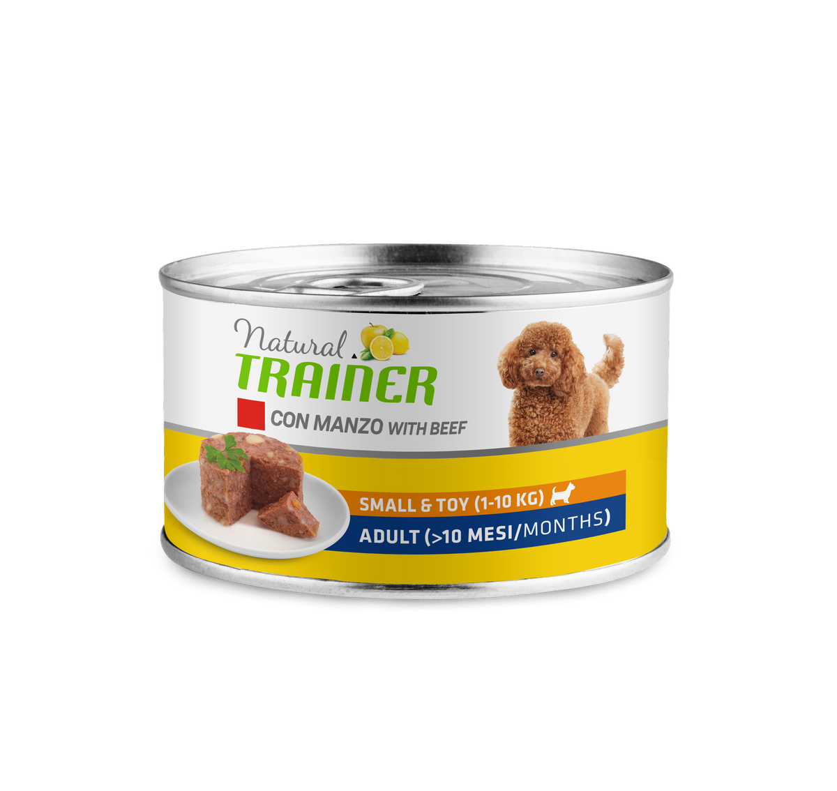 Natural Trainer Adult Small & Toy Manzo 150g