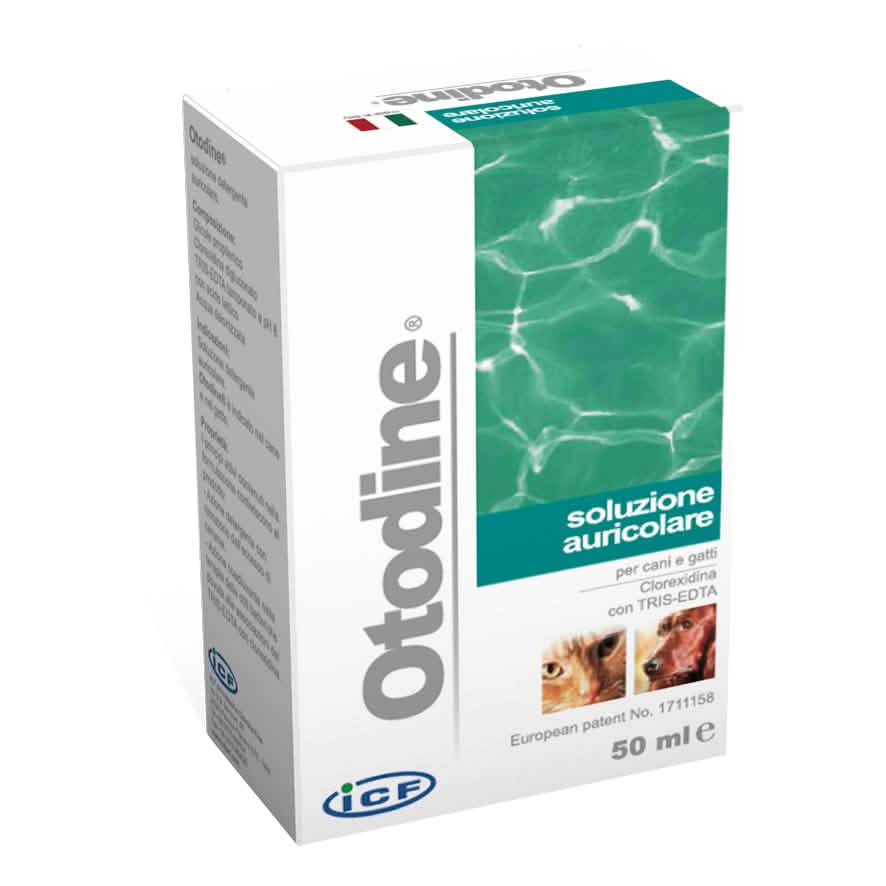 ICF Otodine Soluzione Detergente Auricolare Cani e Gatti 50 ml