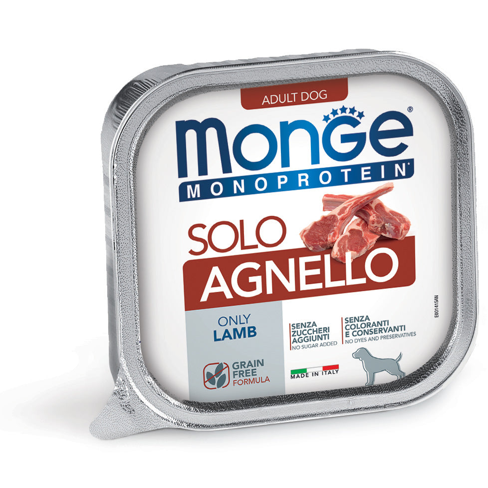 Monge Monoprotein Patè Solo Agnello Cane 150g