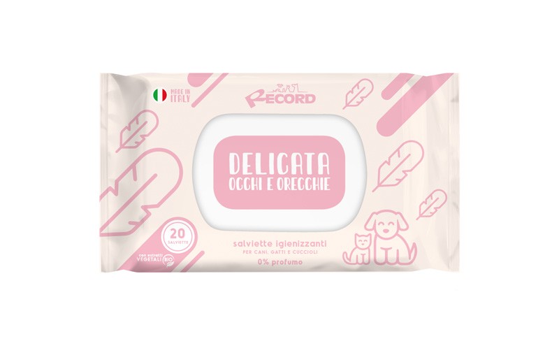 Record Salviette Igienizzanti Occhi e Orecchie 20 pz