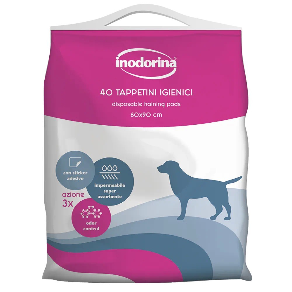 Inodorina Training Tappetini Igienici Neutro 60x90 cm 40 pz