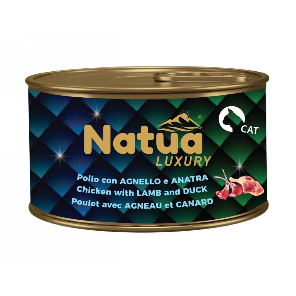 Natua Cat Luxury Pollo con Agnello e Anatra 85g