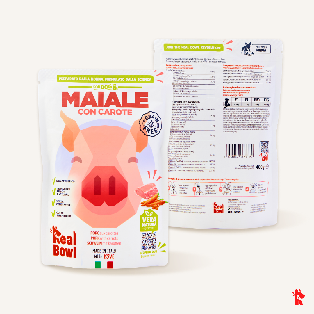 Real Bowl Busta Cane Maiale Grain Free 400g
