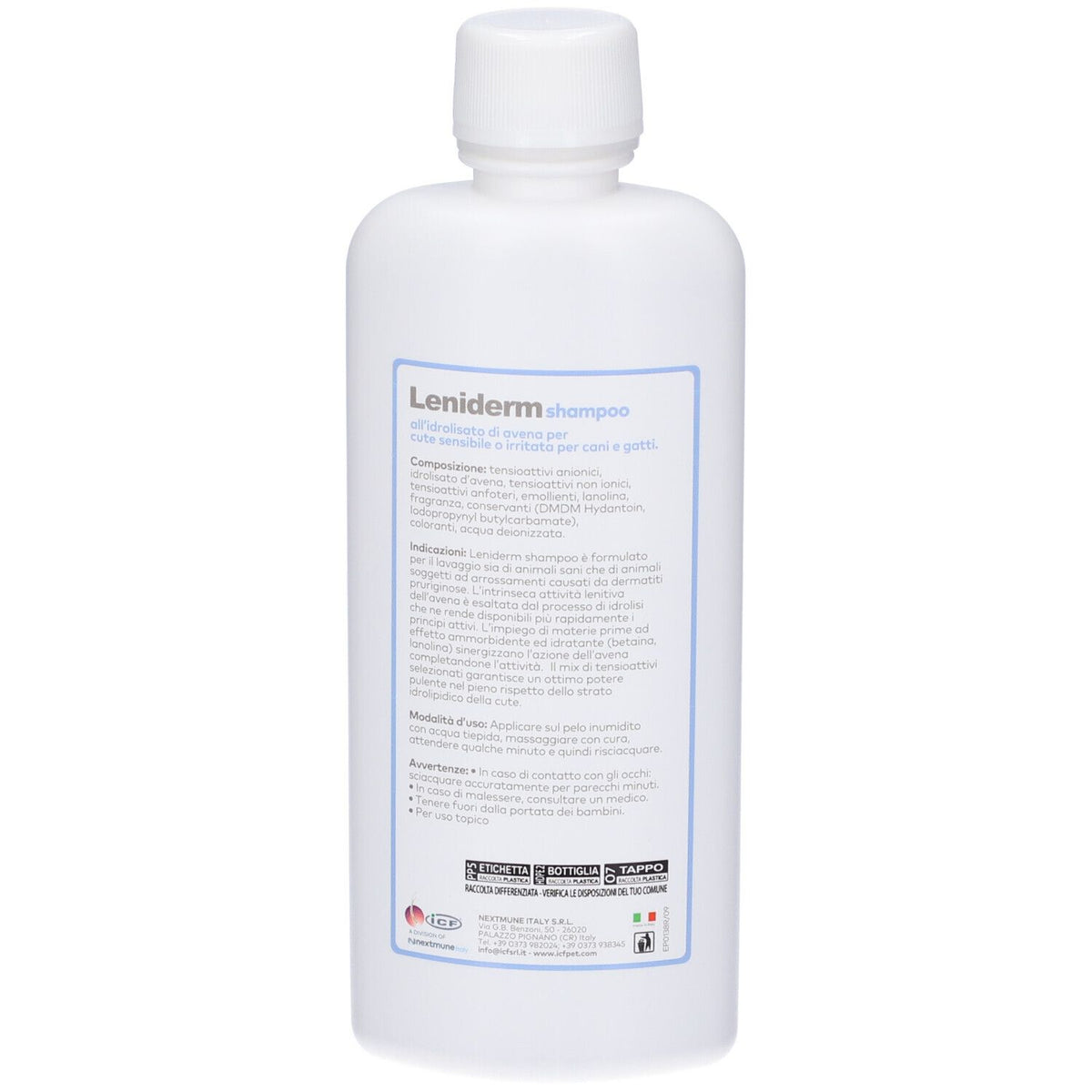 ICF Leniderm Shampoo Cani e Gatti 250 ml