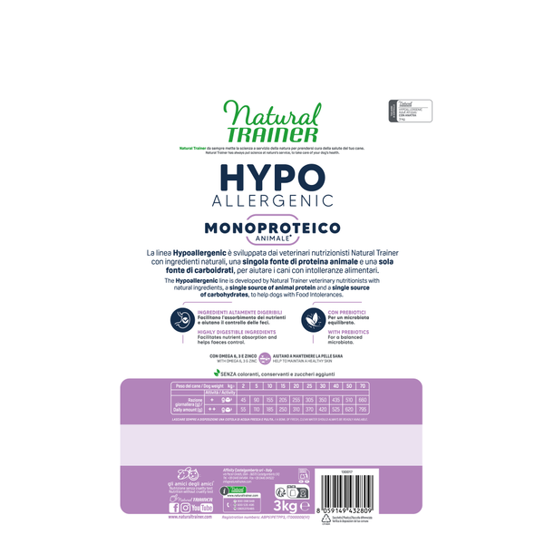 Natural Trainer Hypo Monoprotein Duck 3kg
